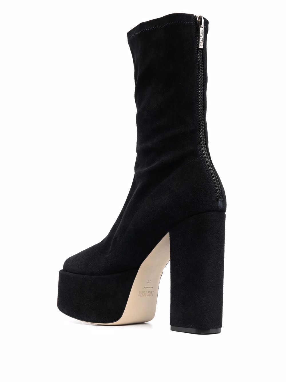 Paris Texas Lexy Platform Ankle Boots In Black