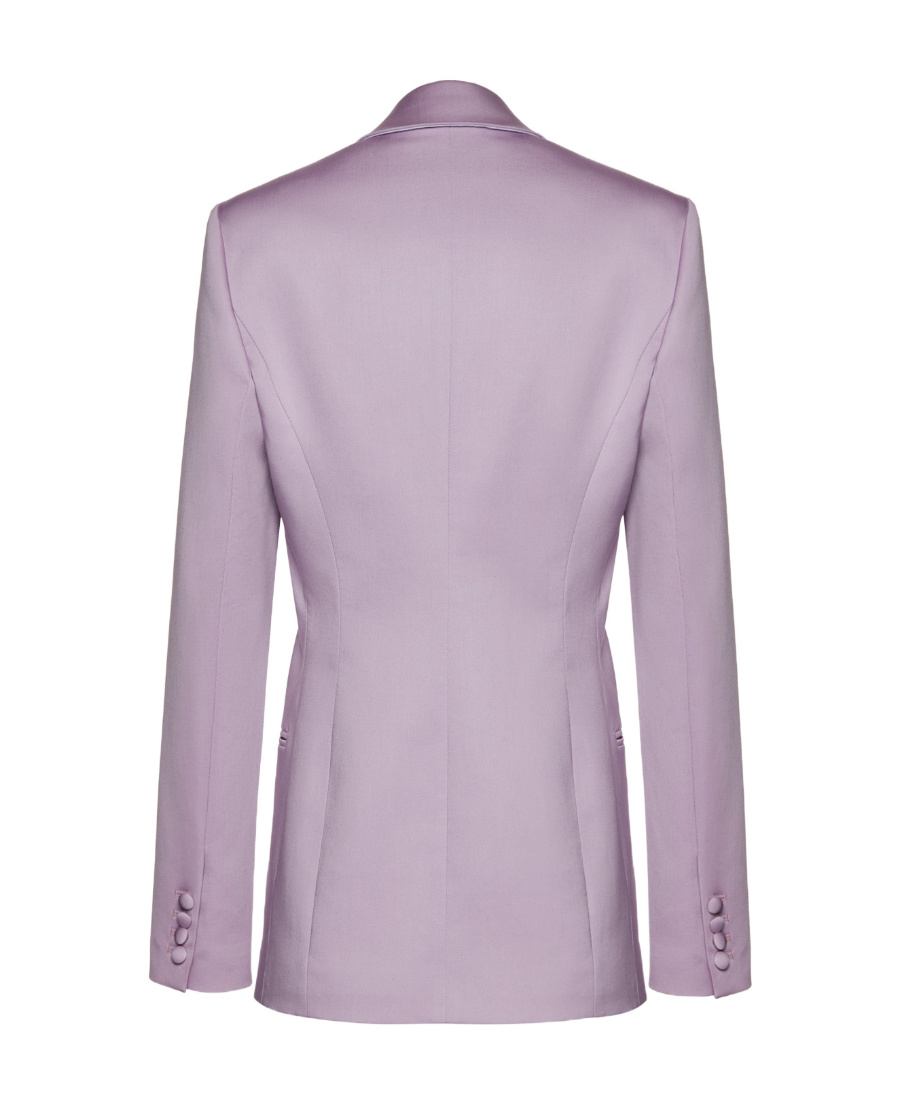 Magda Butrym Single-button Suit Jacket In Purple