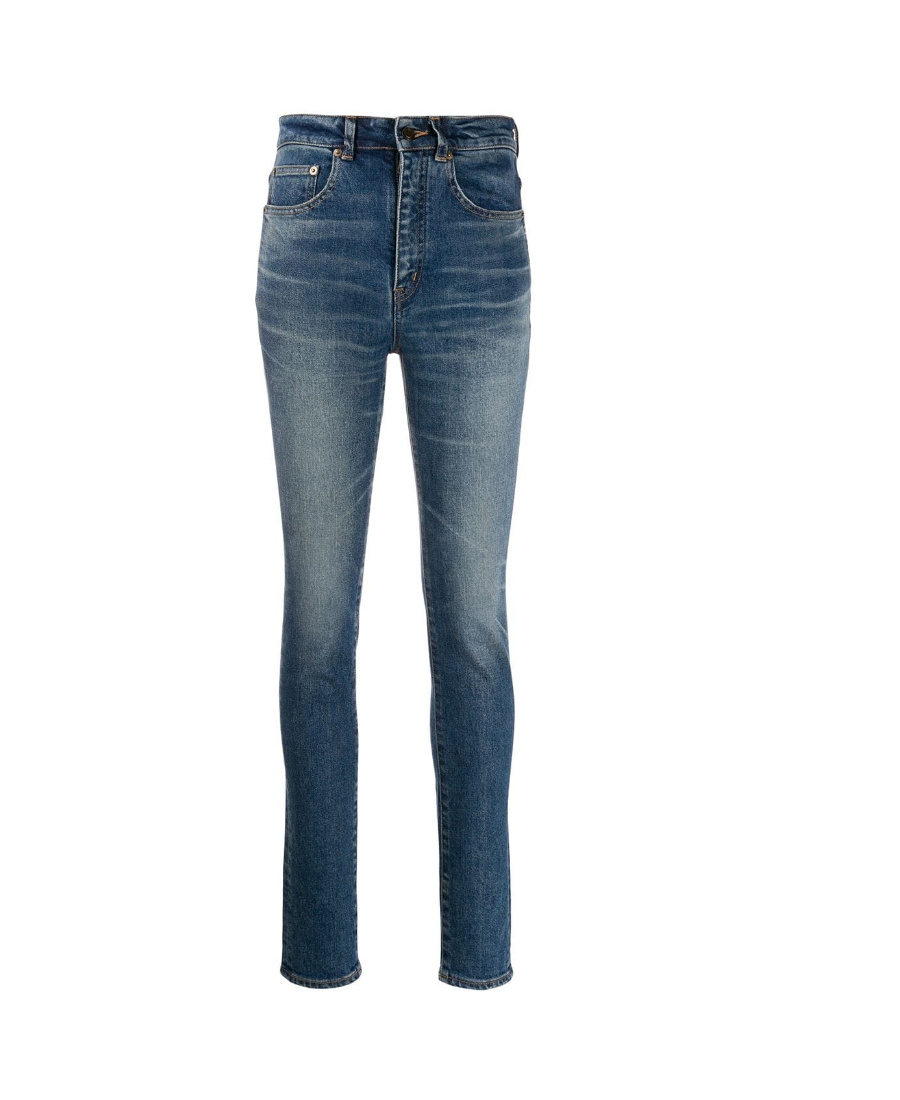 SAINT LAURENT HIGH WAIST SKINNY JEANS
