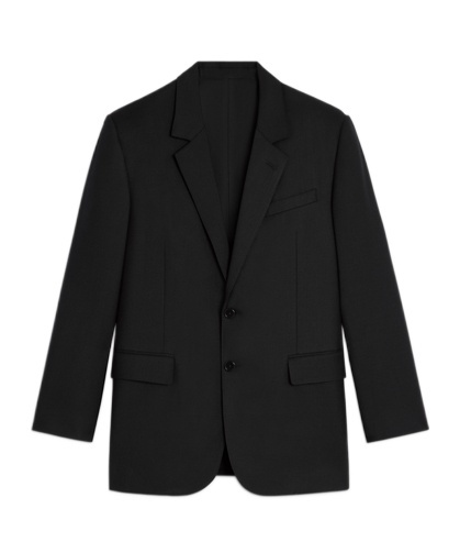 Shop Celine Jude Wool Gabardine Suit Coat In Black