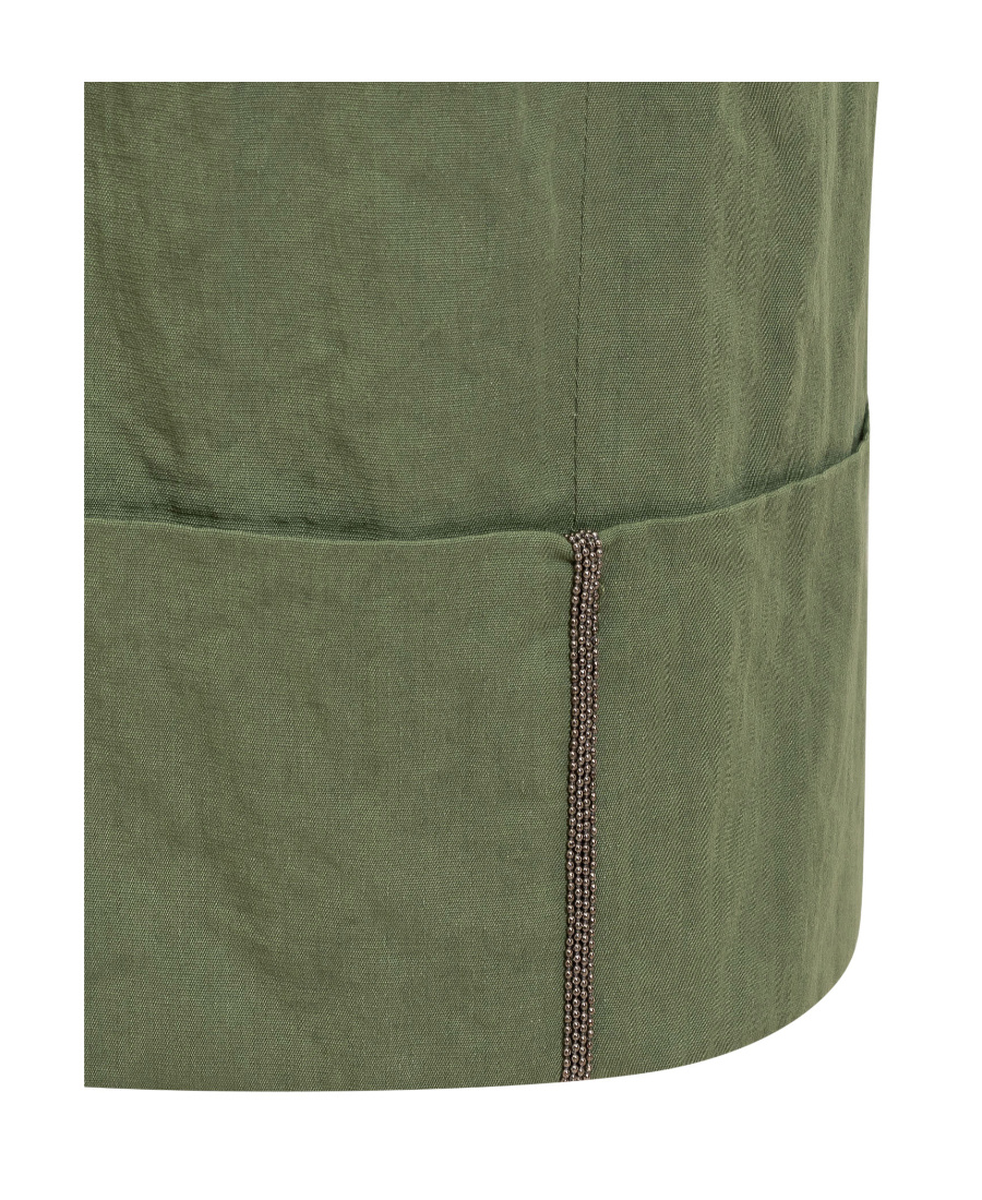 Fabiana Filippi Turn-up Hem Trousers In Green