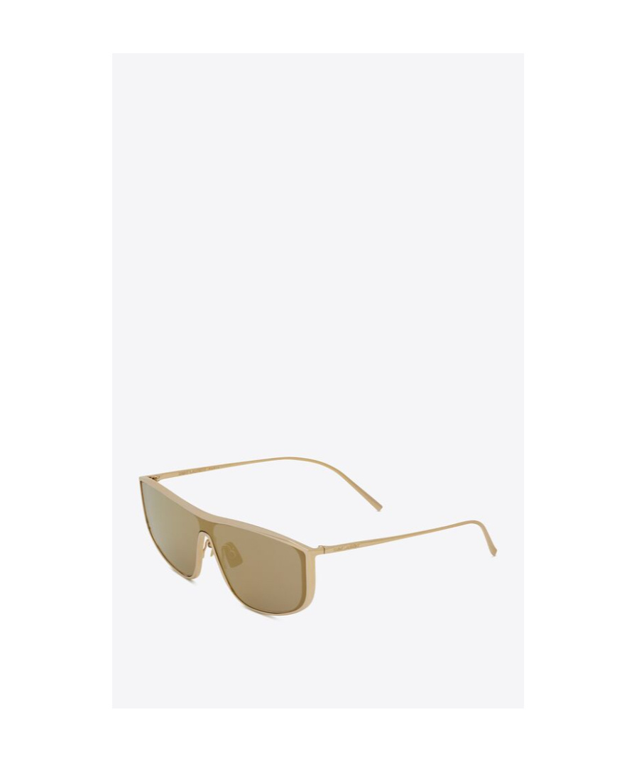 Saint Laurent Luna Square-frame Sunglasses In Brown
