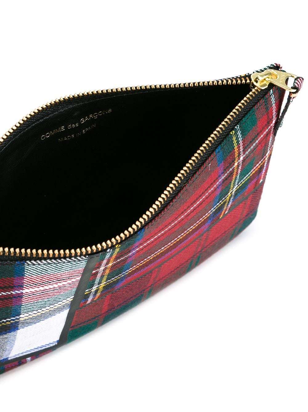 COMME DES GARÇONS PLAID HANDBAG PURSE RED