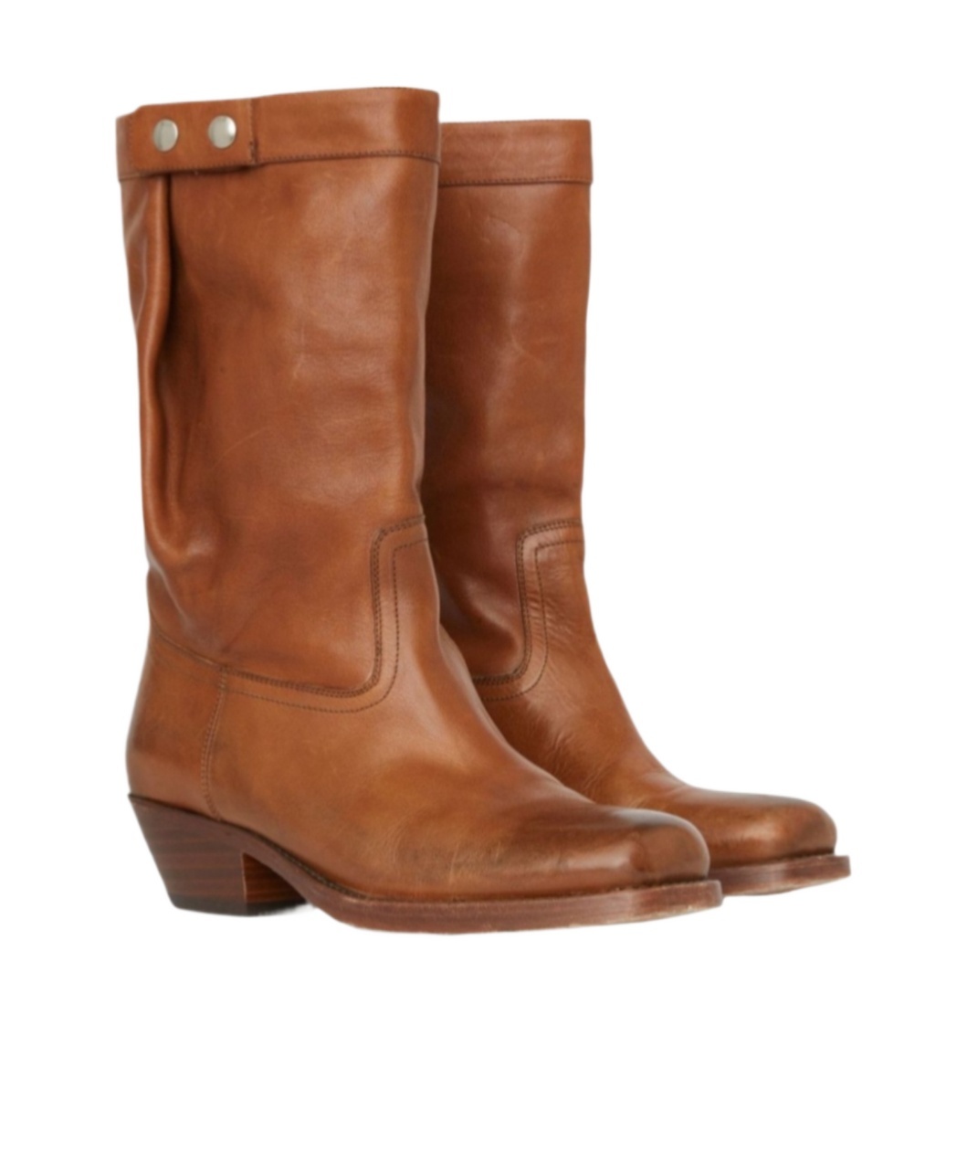 Isabel Marant Leather Calf Boot In Brown