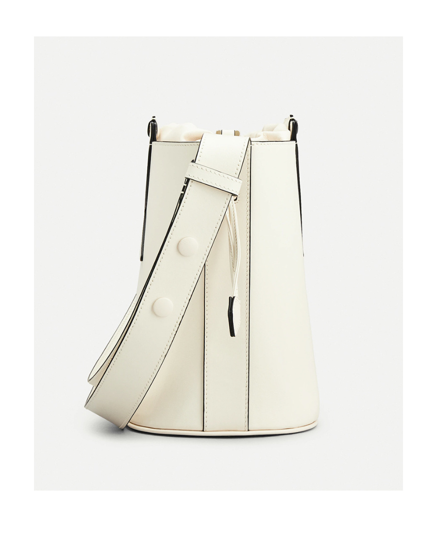 Roger Vivier Rv Medium Bucket Bag In White