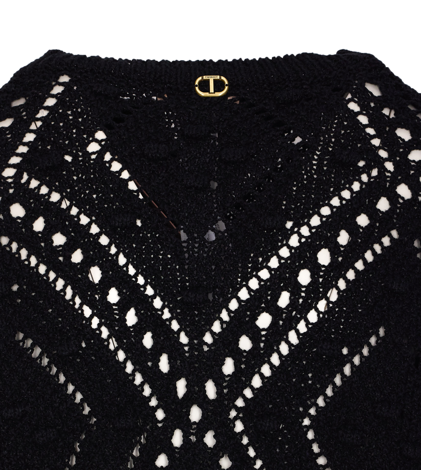 Shop Twinset Cotton-blend Cardigan
