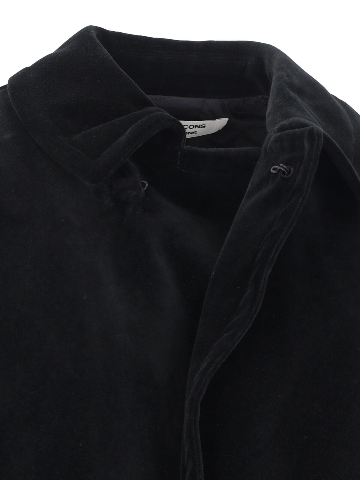 COMME DES GARÇONS COMME DES GARÇONS COMME DES GARÇONS BUTTONED VELVET COAT 