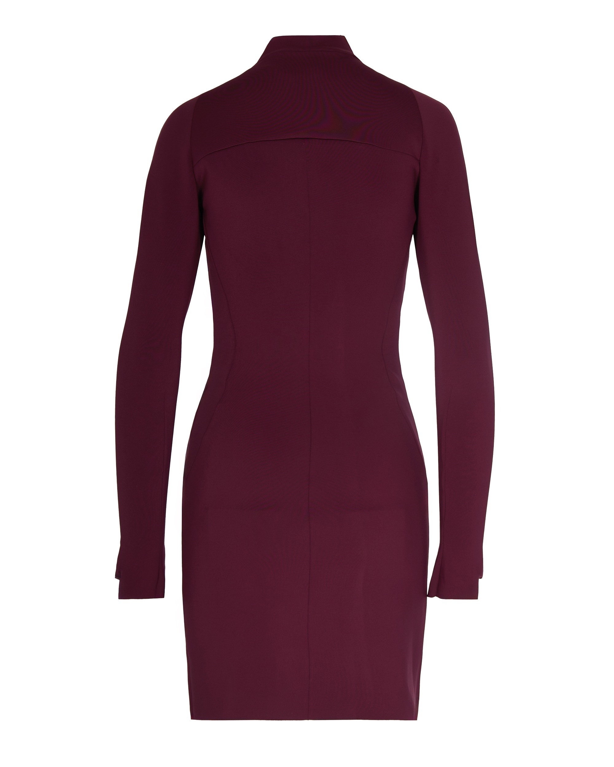 K-way Minid Scuba Mini Dress In Burgundy