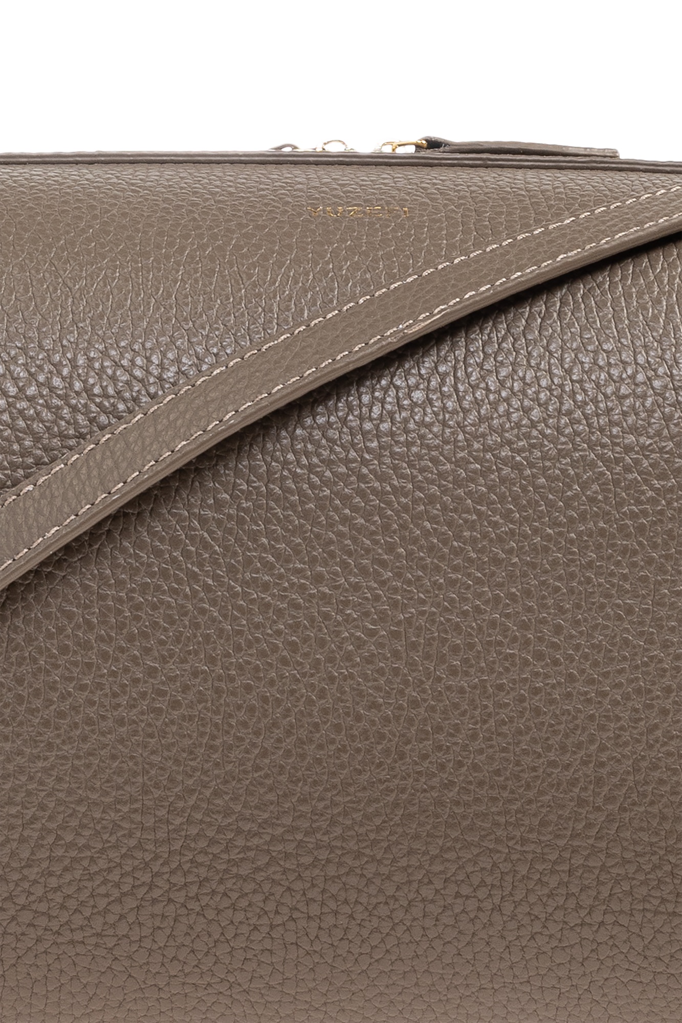 Yuzefi Brioche Pouch Tote Bag In Brown