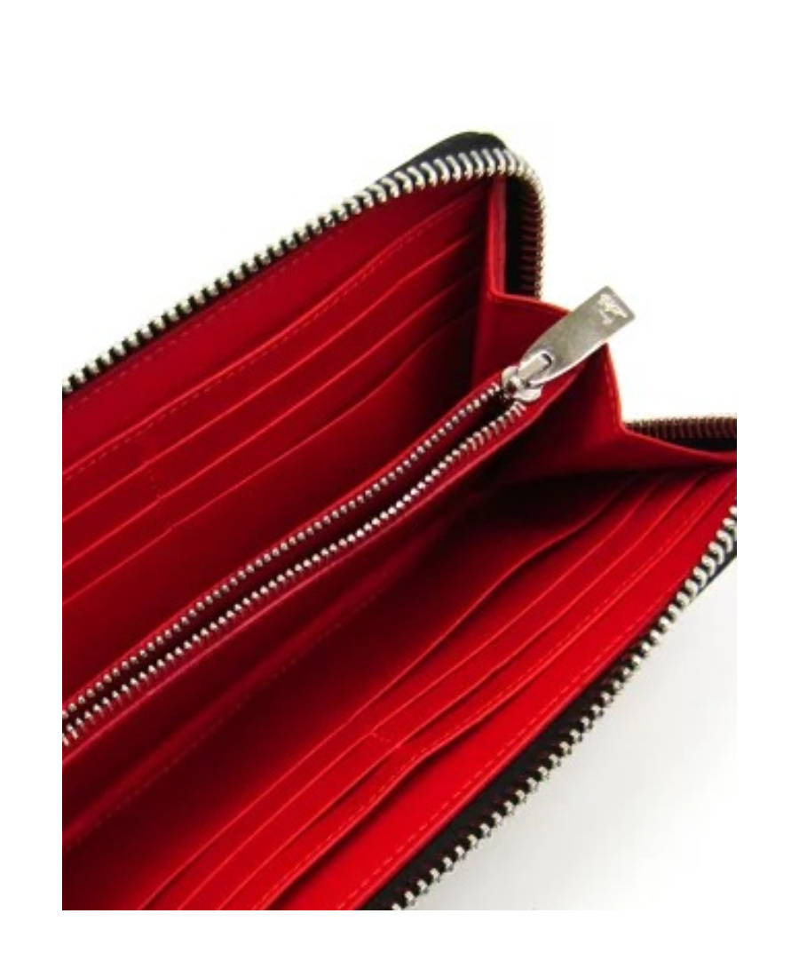 Christian Louboutin Rivet Zipper Purse In White