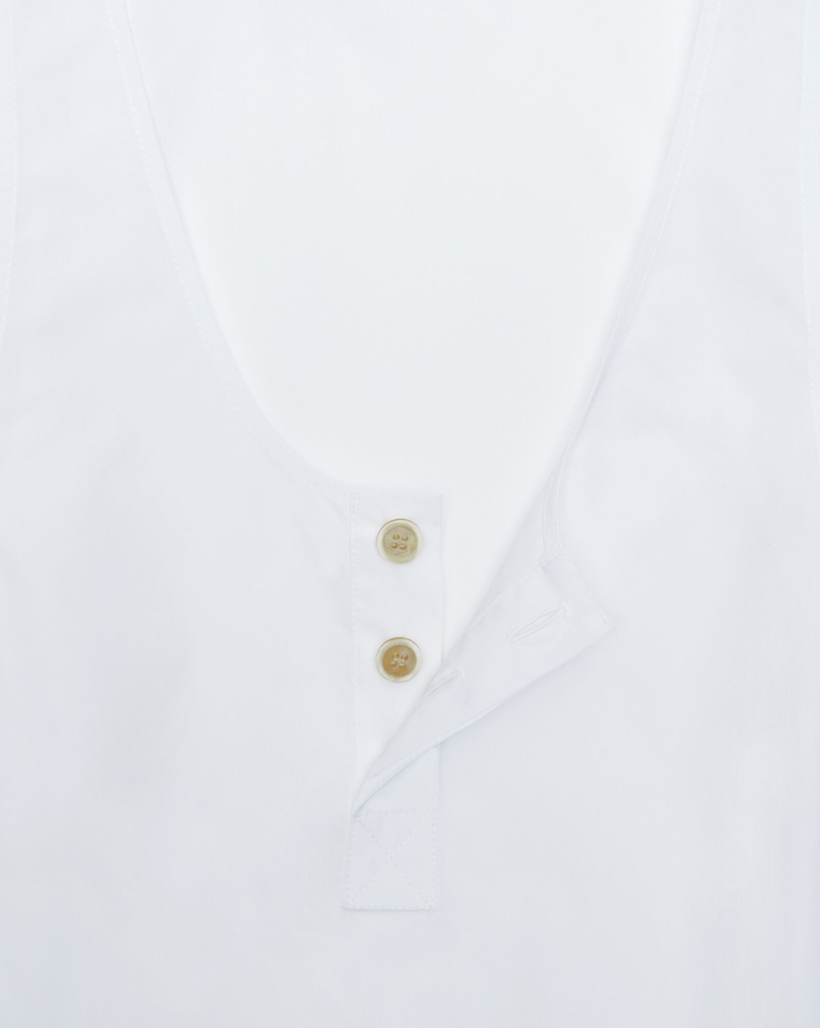 Saint Laurent Poplin Tank Top In White
