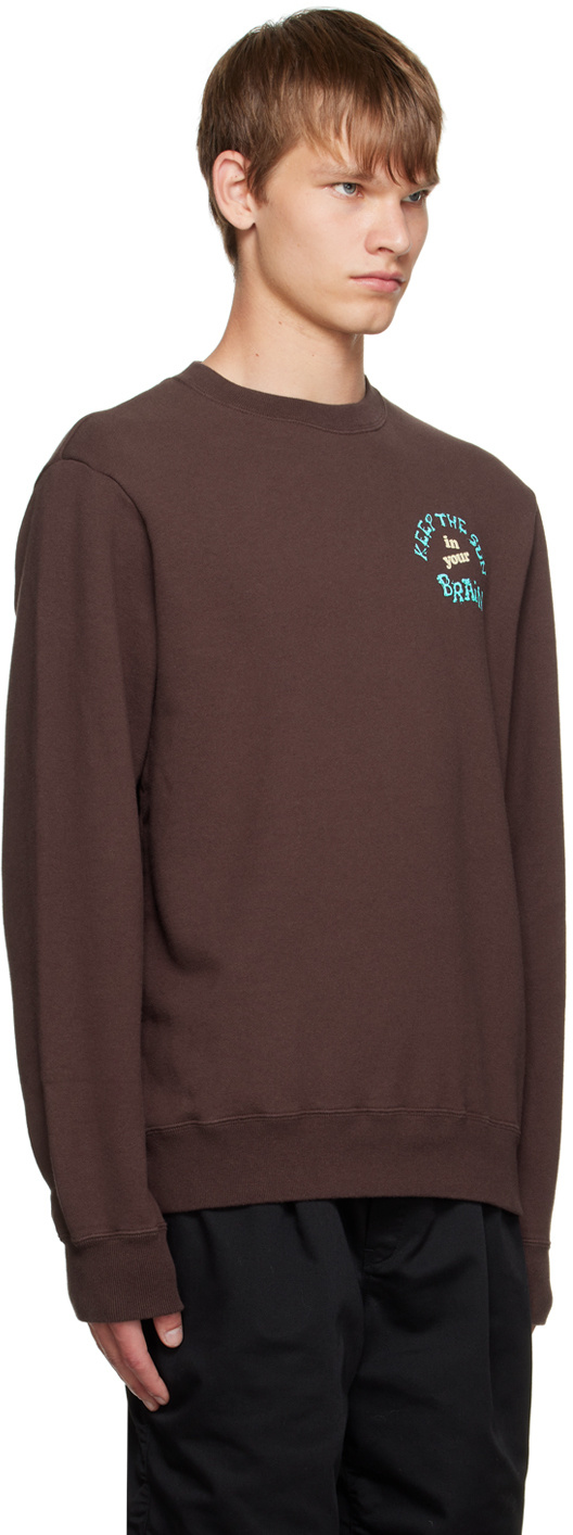 Undercover Round Neck Long-sleeved Sweater In Black