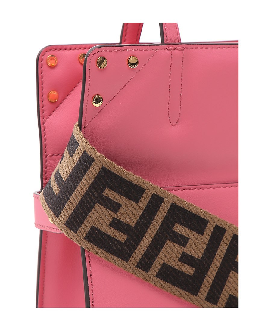 Shop Fendi Flip Small Handbag In Pink