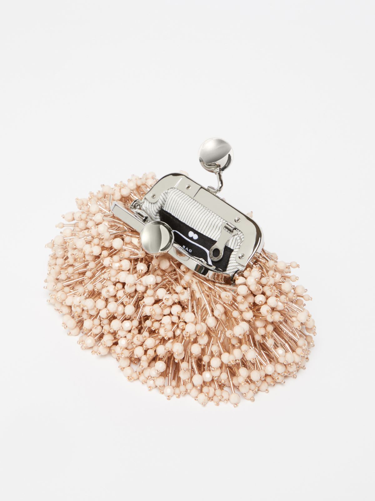 Weekend Max Mara Nano Pasticcino Bag In Satin Sequins