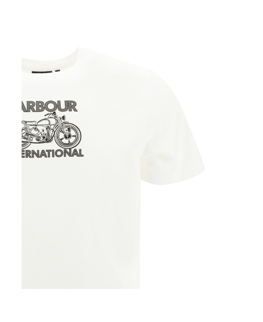 BARBOUR BARBOUR LENS GRAPHIC-PRINTED T-SHIRT