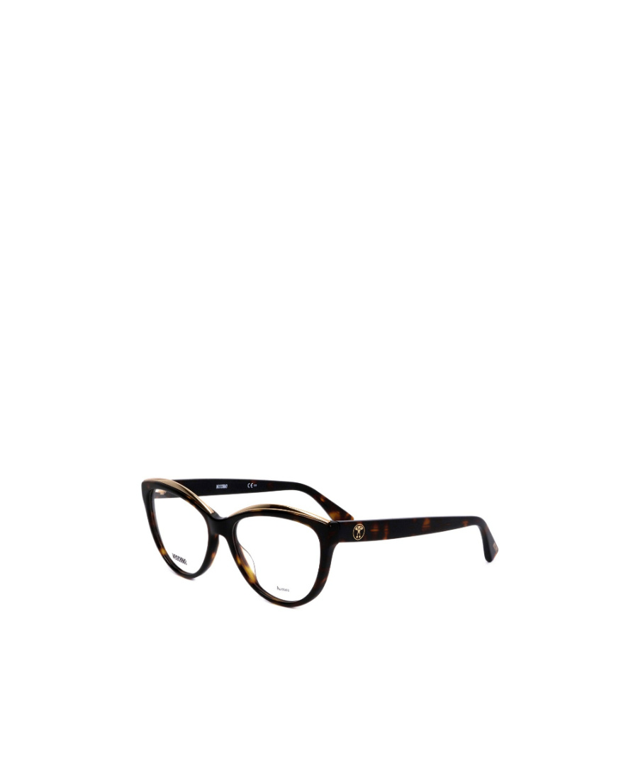 Moschino Logo Flat Mirror In Black