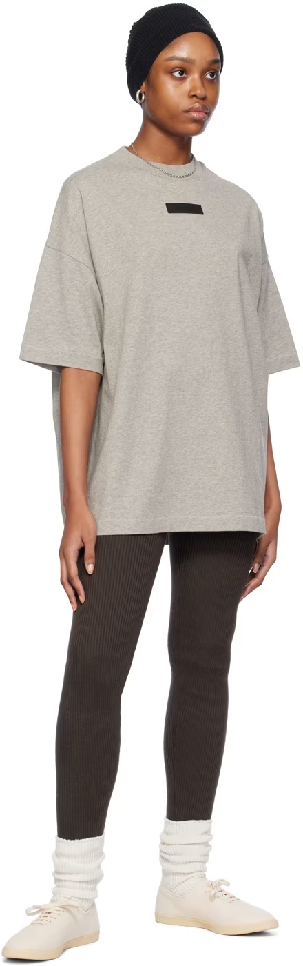 Shop Essentials Logo-appliqué Cotton T-shirt In White