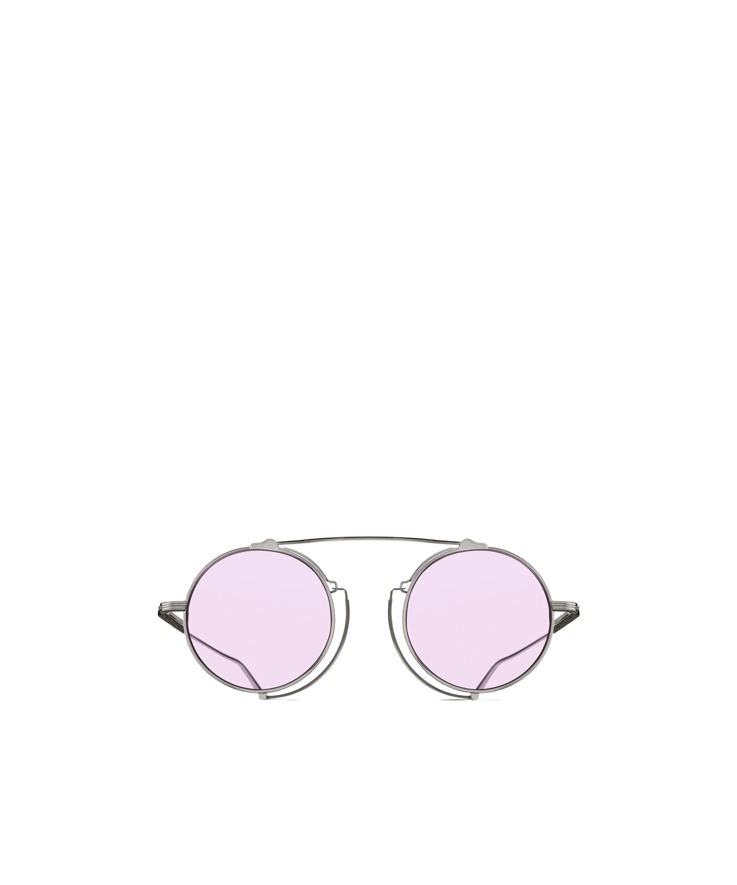 Matsuda Round-frame Sunglasses In White