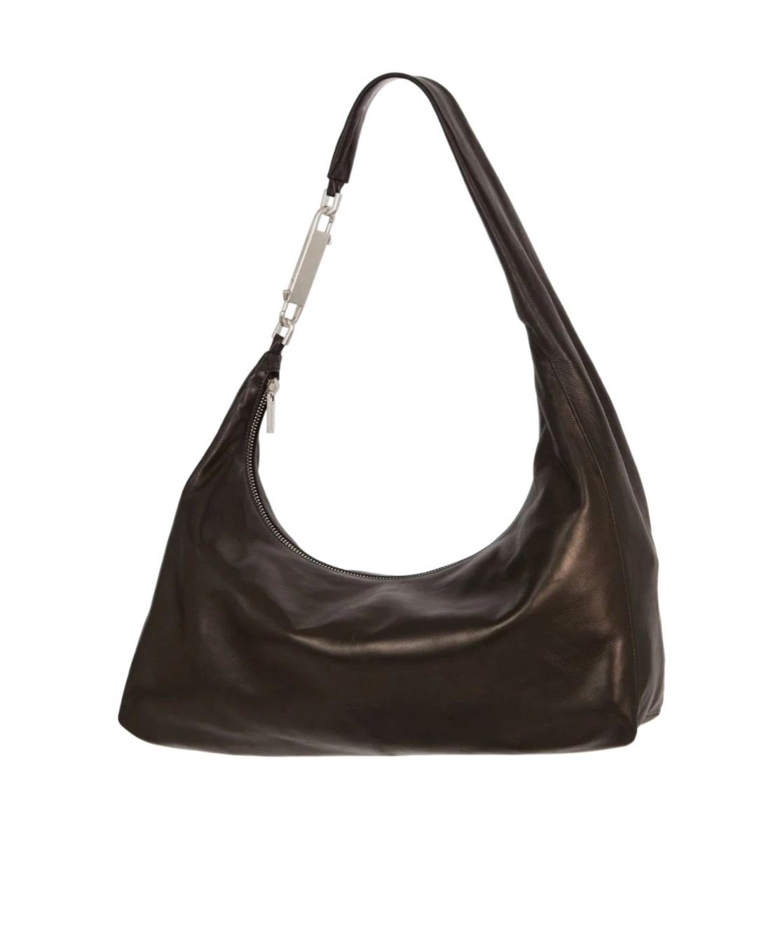 Rick Owens Zipper Shoulder Bag In Black