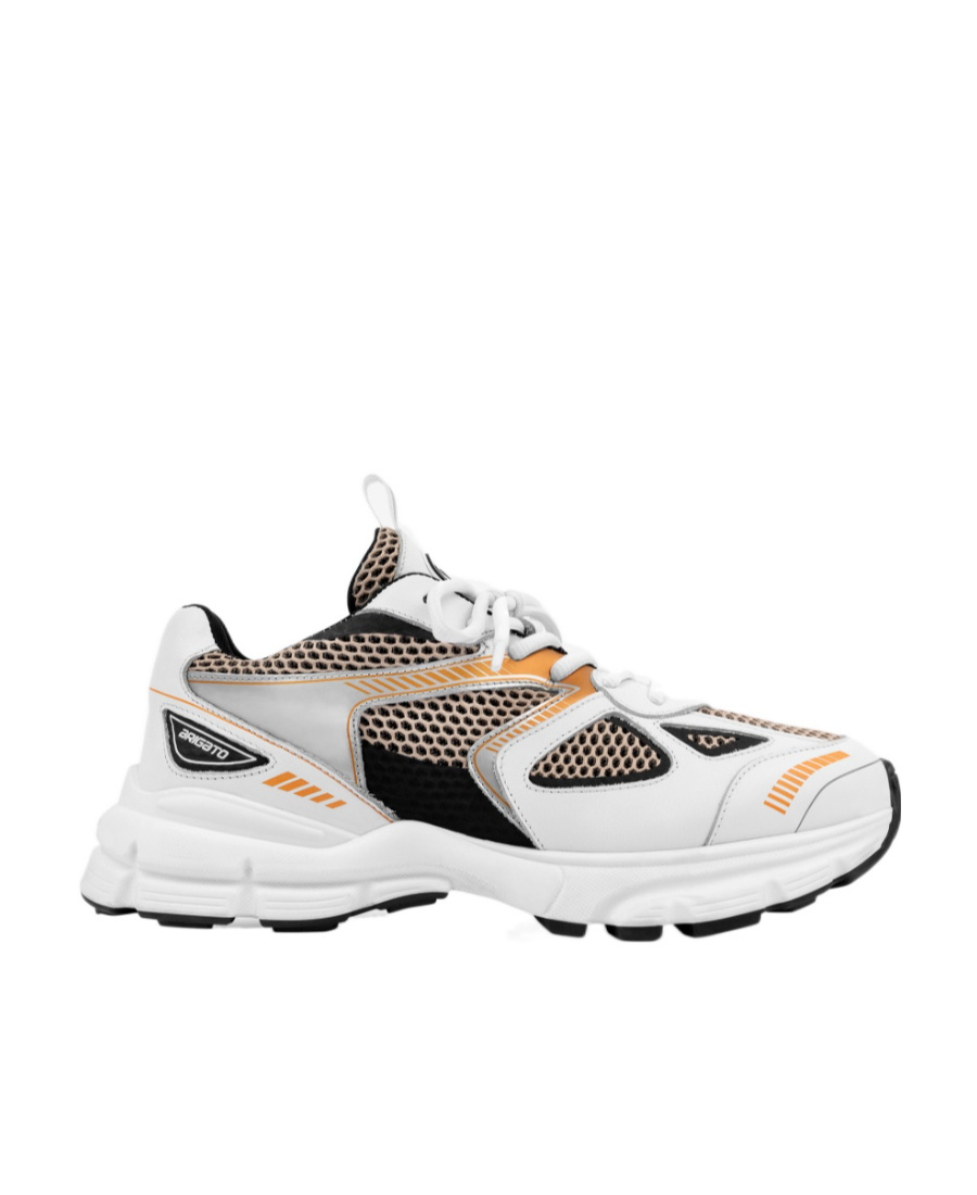 Axel Arigato Marathon Runner Leather And Mesh Sneakers In White