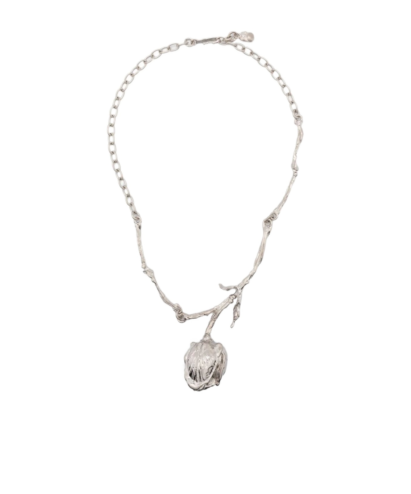 Marni Irregular Shape Necklace In Metallic