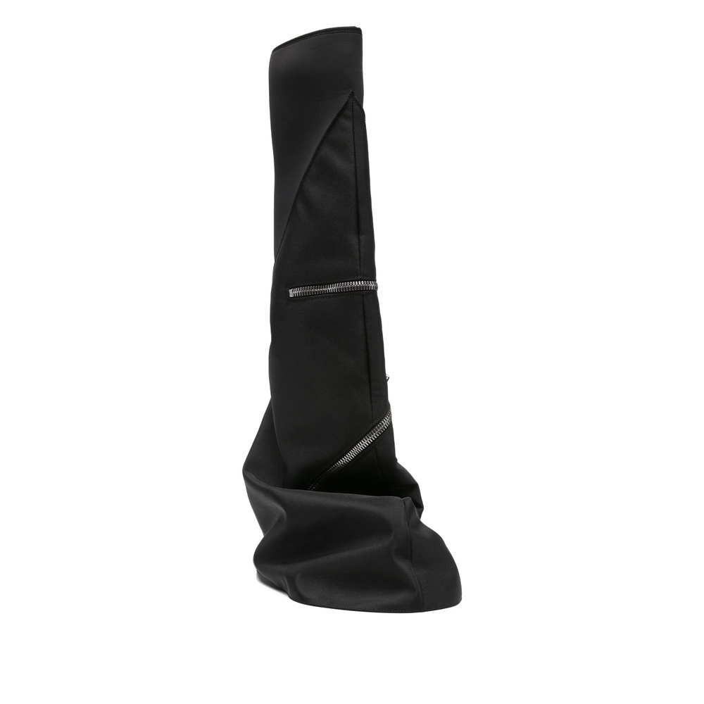 Rick Owens Drkshdw Ziper-detail Boots In Black