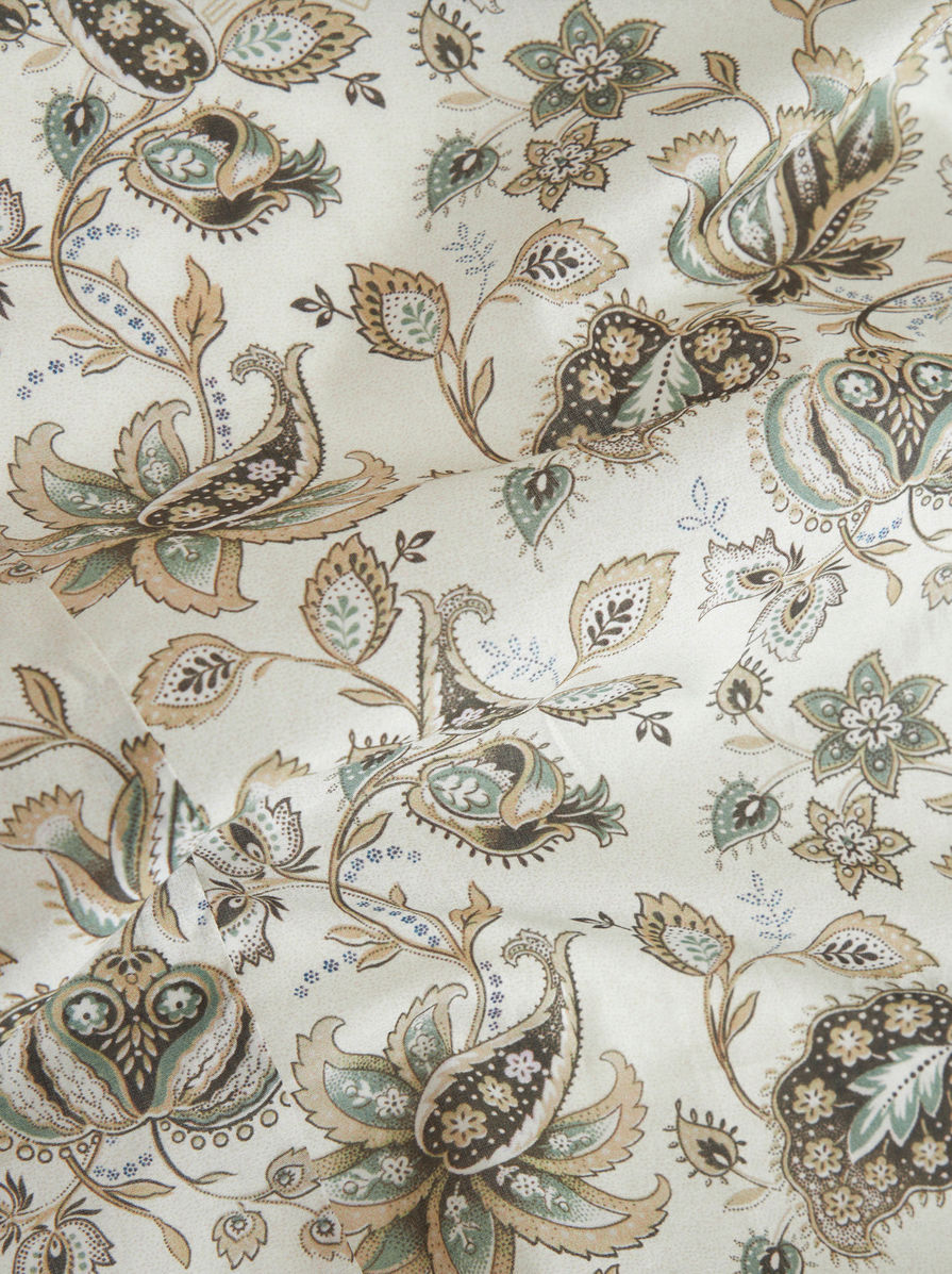 Etro Paisley-print Cotton Shirt In White