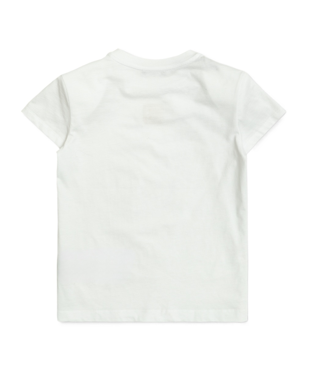 Shop Balmain Embroidered T-shirt In White