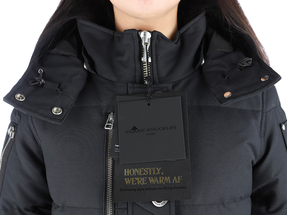 Moose Knuckles Knowlesville Down Jacket In Black