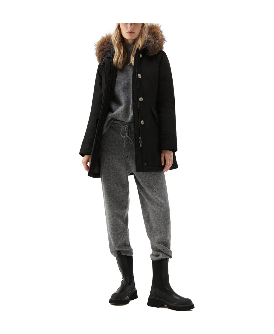 WOOLRICH DETACHABLE WOOL COLLAR PARKER COAT