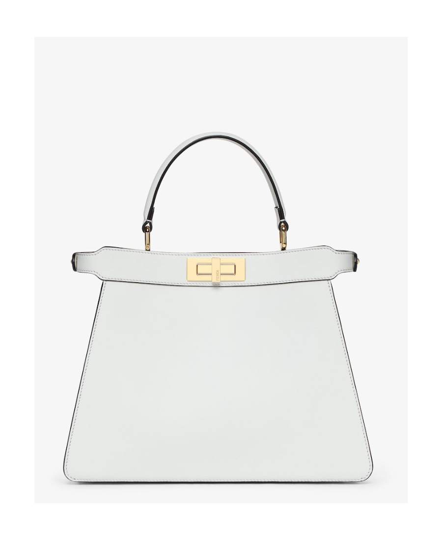 Fendi Peekaboo Iseeu Medium Handbag In White