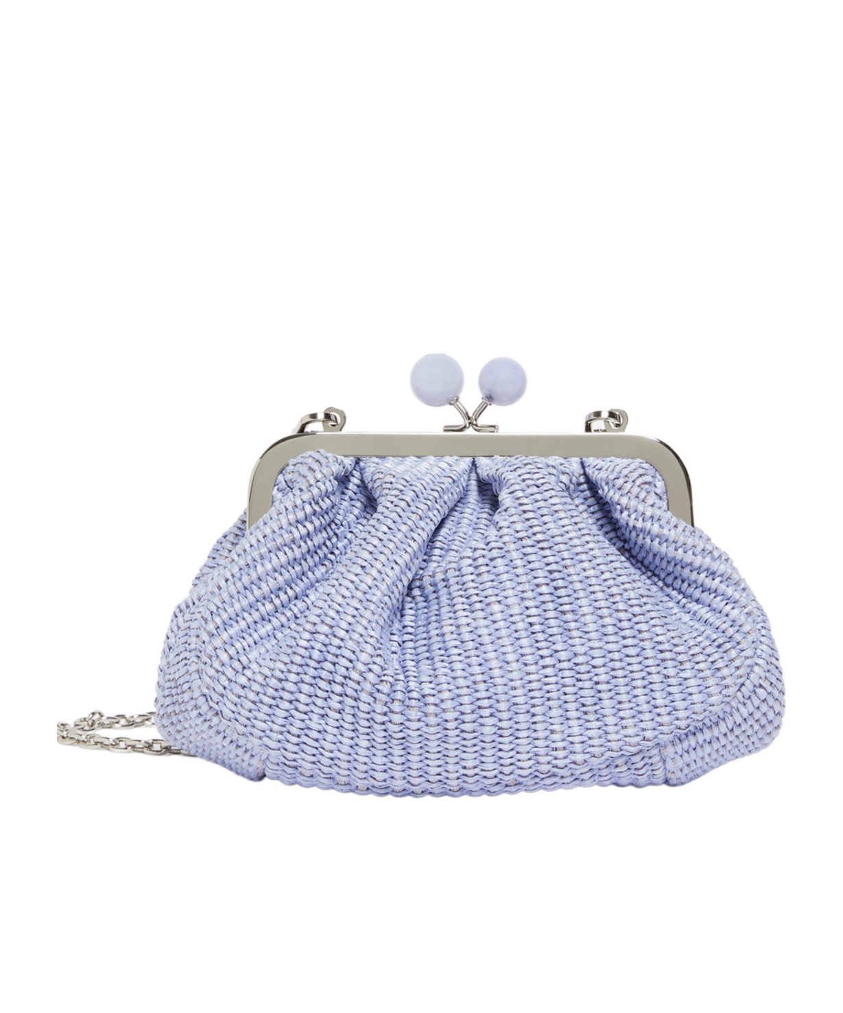 Weekend Max Mara Palmas Chained Pastry Bag In Blue