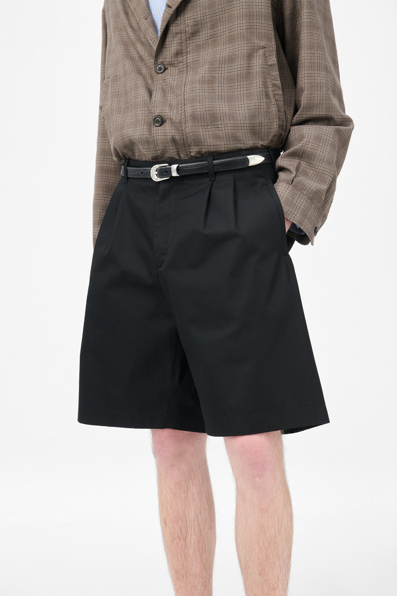 OUR LEGACY OUR LEGACY PONTE TWILL SHORTS