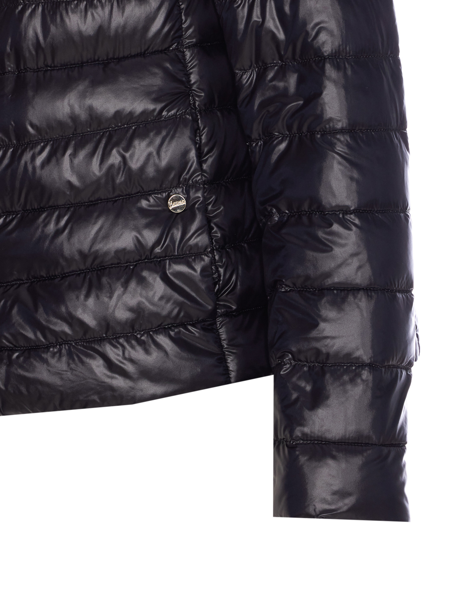 Herno Reversible Light Down Jacket In Black