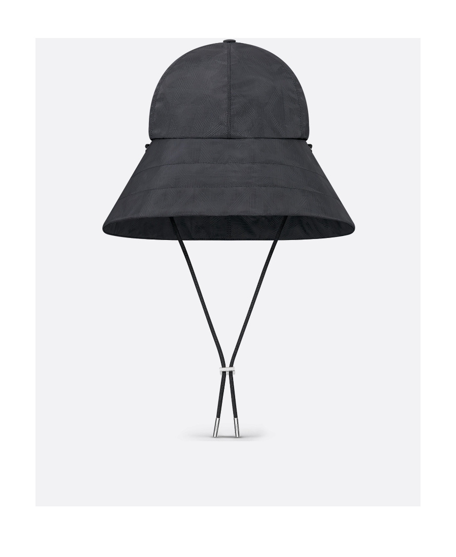 Dior Cd Diamond Souwester Hat In Black