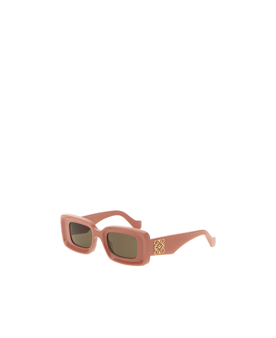 Loewe Geometric Frame Sunglasses In Brown