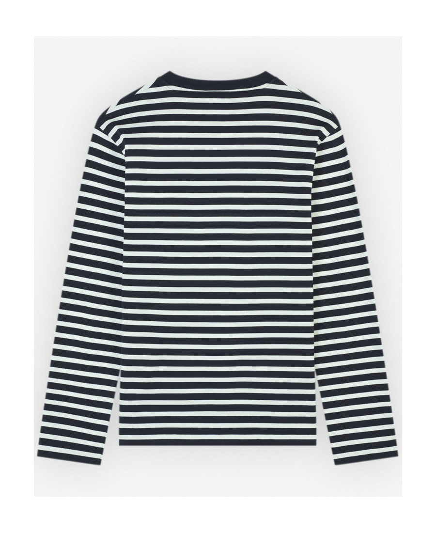 MAISON KITSUNÉ MAISON KITSUNÉ STRIPED LONG-SLEEVED T-SHIRT