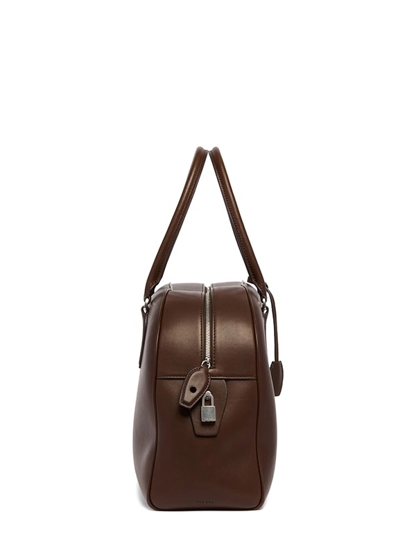 The Row Zipper Handbag In Burgundy