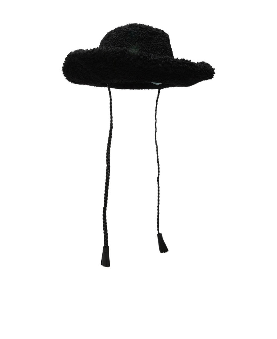 Bally Wide-brimmed Cowboy Hat In Black