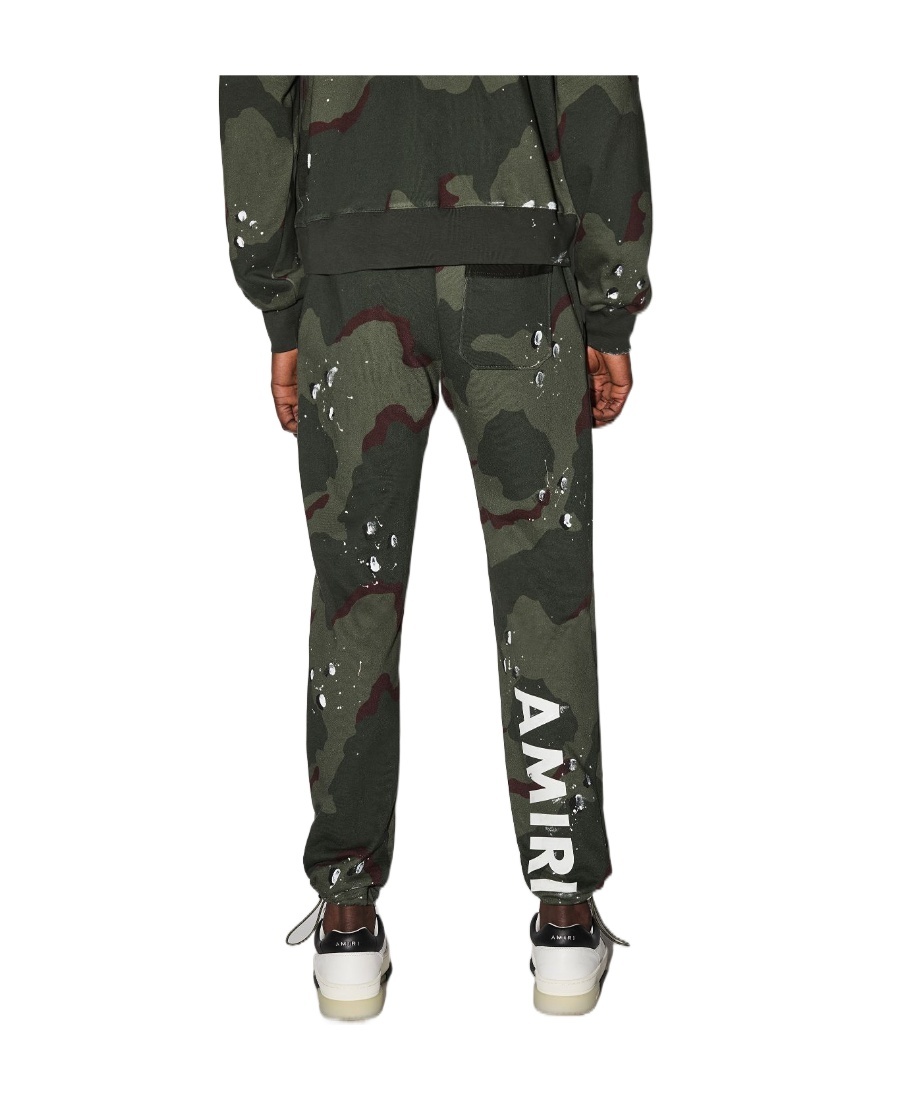 Amiri Camouflage-print Track Pants In Black