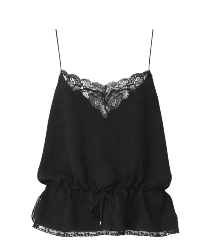 Chloé Lace Suspenders In Black