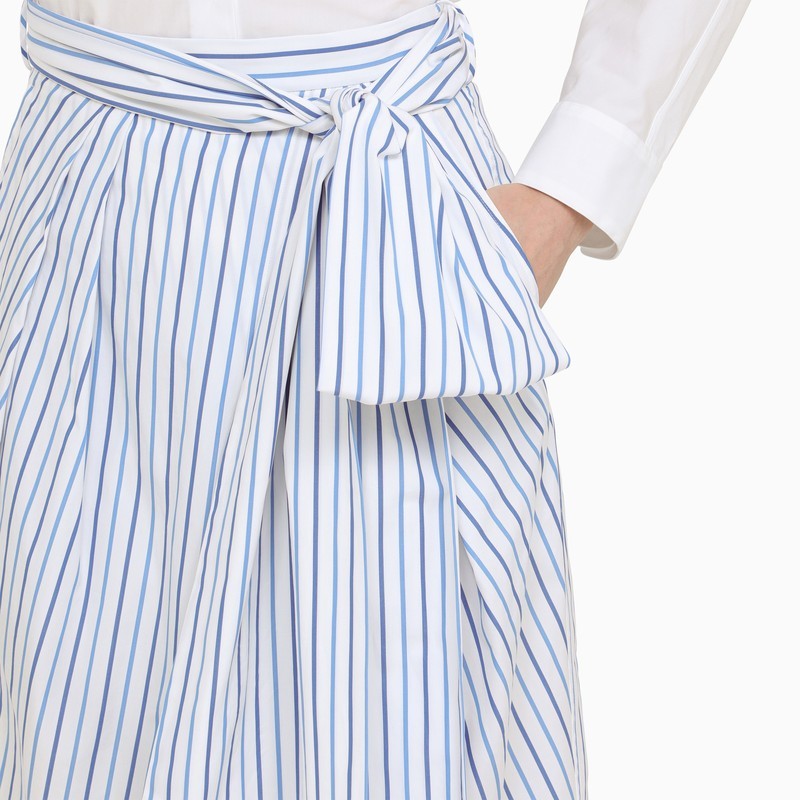 DRIES VAN NOTEN STRIPED SKIRT