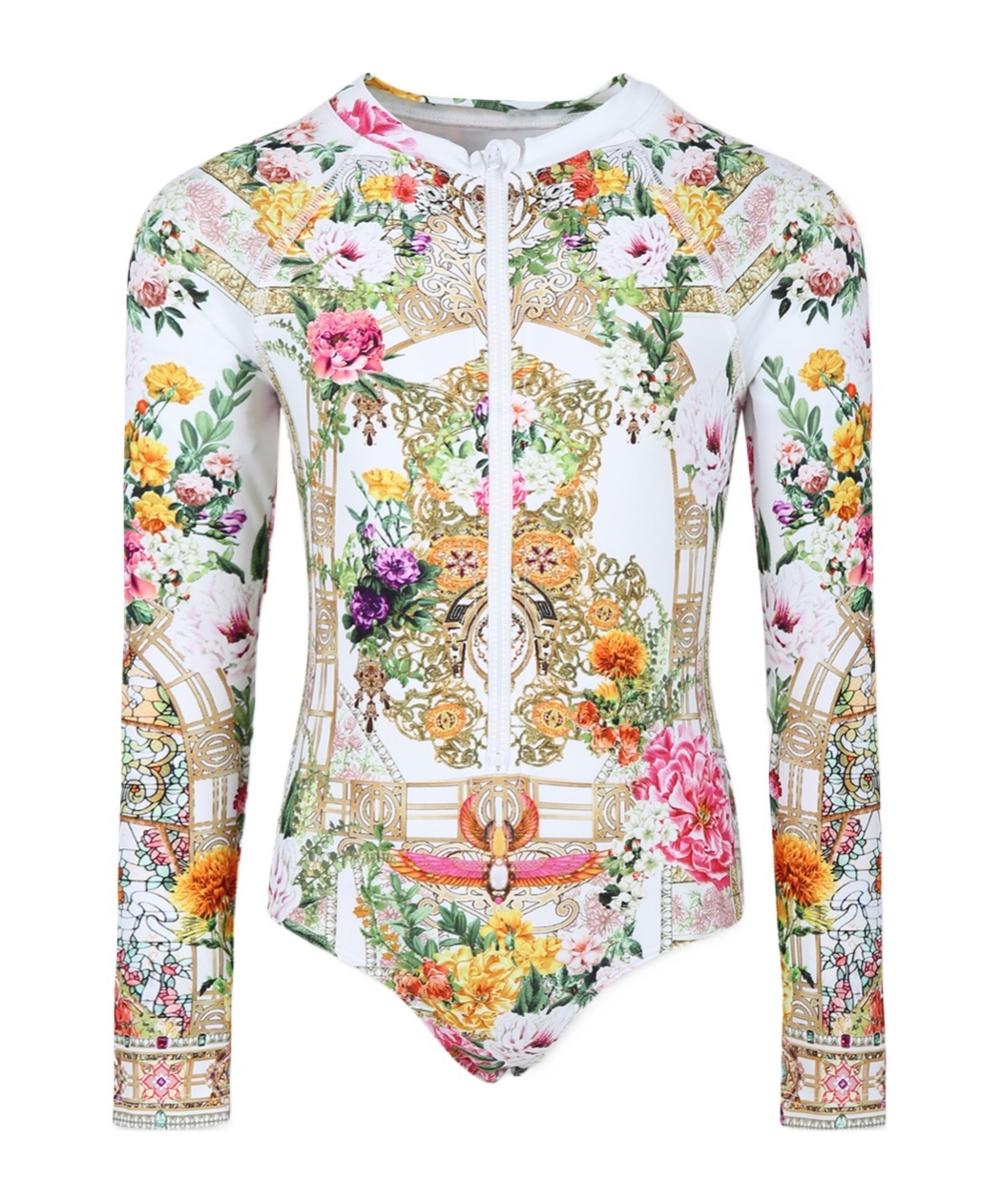 Shop Camilla Printed One-piece Swimsuit In Multicolor