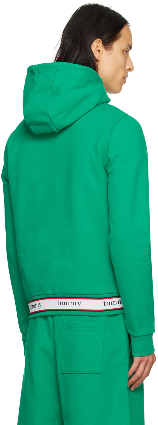 Tommy Hilfiger Repeat Hoodie In Green