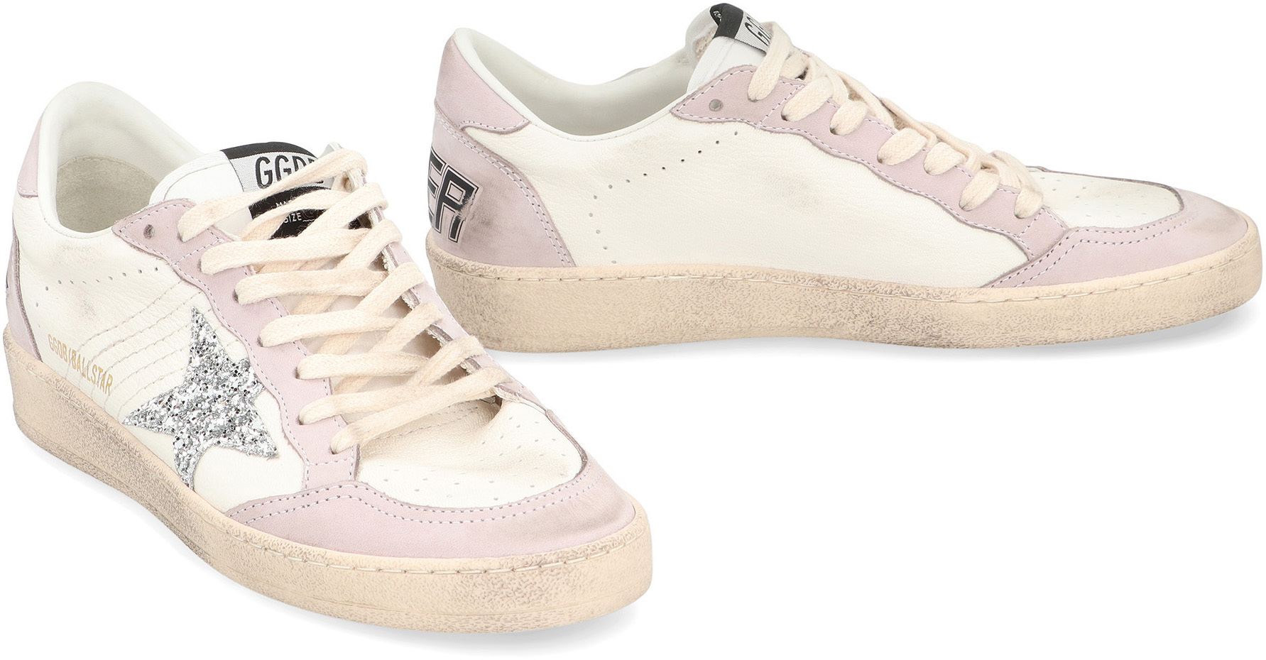 Golden Goose Contemporary Low-top Sneakers Star Detail In White