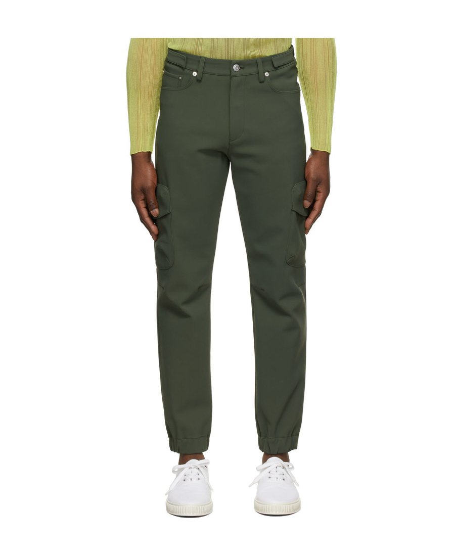 Coperni Ssense Exclusive Khaki C+ Cargo Pants In Black