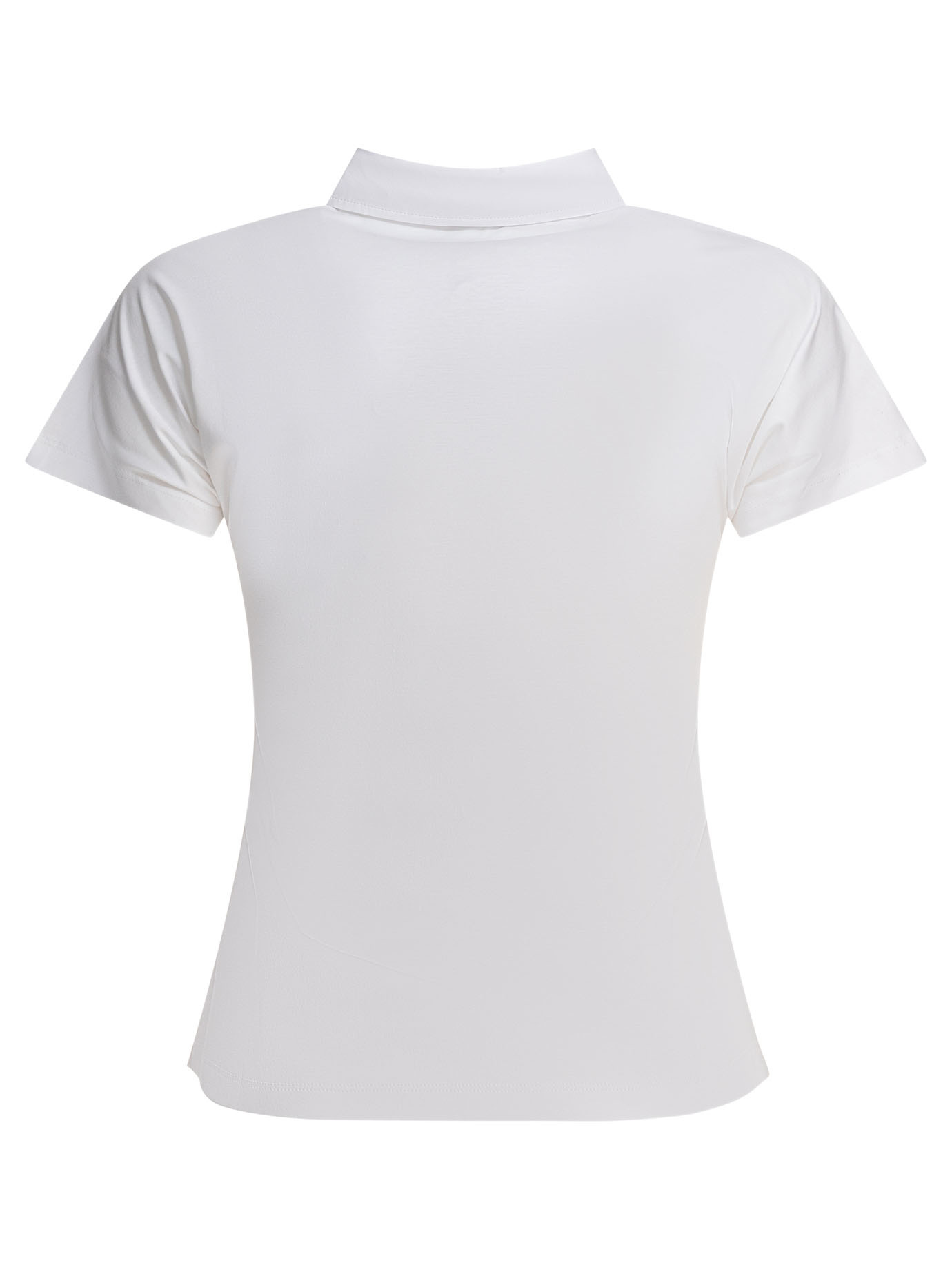 Herno Collared Neck Short Sleeves Side Slits In White
