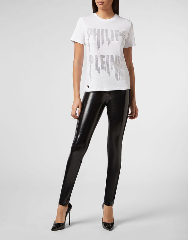 Philipp Plein Logo Details T-shirt In White