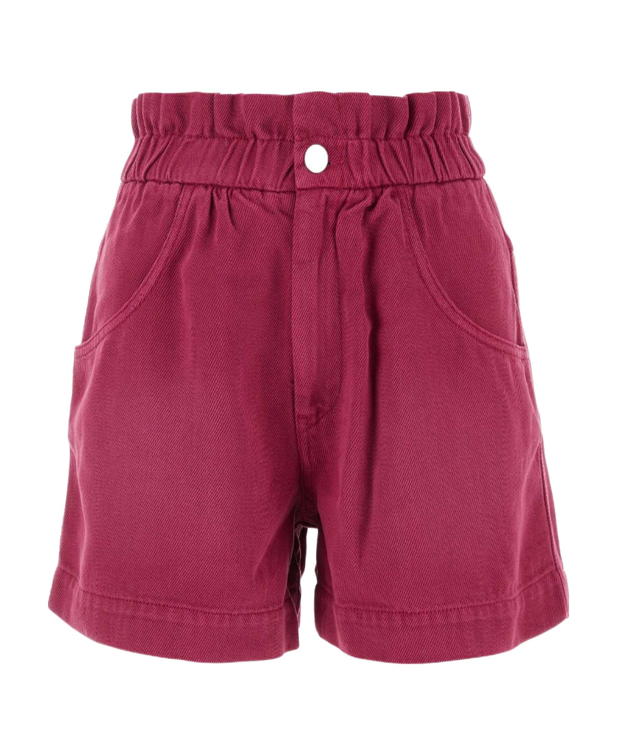 Isabel Marant Étoile Isabel Marant Etoile Tyrian Purple Cotton Ferdini Bermuda Shorts In Red
