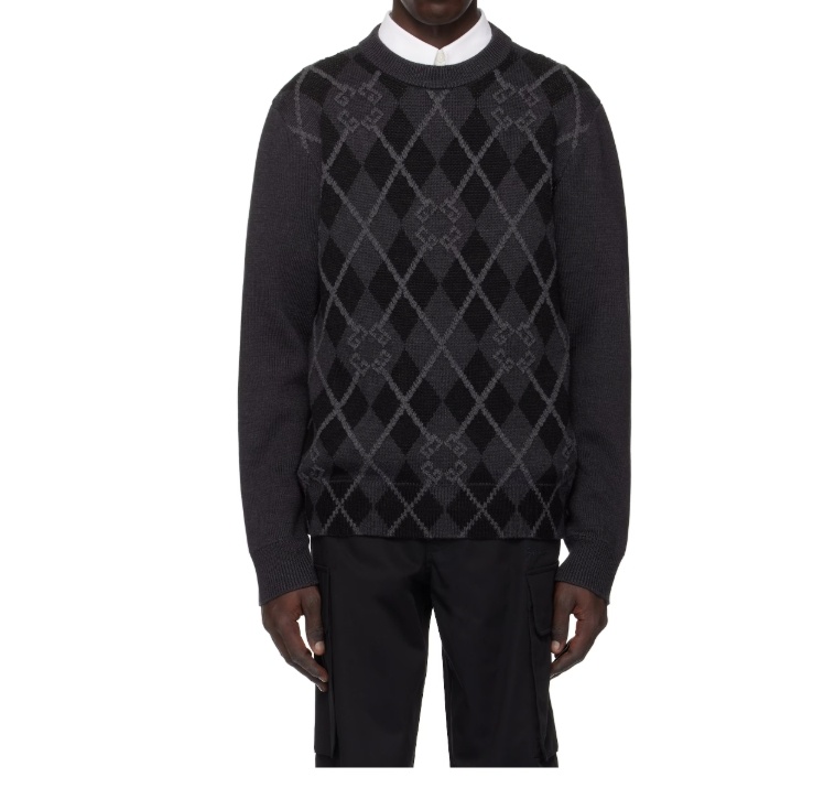 Givenchy Round-neck And Long-sleeved Sweater In Black